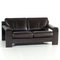 Zwei-Sitzer Sofa aus Dunkelbraunem Büffelleder von Harry De Groot für Leolux, 1970er 3