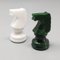 Italian Green and White Chess Set in Volterra Alabaster, 1970s, Set of 33, Image 9