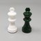 Juego de ajedrez italiano verde y blanco de alabastro Volterra, años 70. Juego de 33, Imagen 6