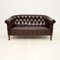 Antique Swedish Leather Sofa, 1900s, Image 1