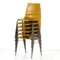 Vintage Stackable Dining Chairs by Philippus Potter for Ahrend De Cirkel, 1960s, Set of 6 6