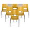 Vintage Stackable Dining Chairs by Philippus Potter for Ahrend De Cirkel, 1960s, Set of 6 4