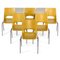 Vintage Stackable Dining Chairs by Philippus Potter for Ahrend De Cirkel, 1960s, Set of 6, Image 4