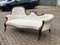 Antikes viktorianisches Sofa aus Mahagoni mit Cabriole-Beinen & Messingrollen 6