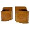 Art Deco Bedside Tables, Former Czechoslovakia, 1930s, Set of 2 1