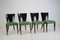 H-214 Dining Chairs by Jindrich Halabala for Up Závody, 1950s, Set of 4 2