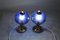 Brass and Glass Table Lamps, Former Czechoslovakia, 1970s, Set of 2 14