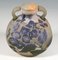 Émile Gallé Round Art Nouveau Cameo Handle Vase with Hydrangea Decor France 1905, 1890s 4