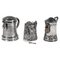 Antique Silver Money Boxes, Austria-Hungary & Germany, 19th Century, Set of 3, Image 1