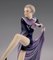 Art Deco Figure Posing Dancer with Cloth attributed to Lorenzl C. for Goldscheider Vienna, 1939 5