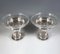 Art Nouveau Silver Centerpieces with Glass Bowls, Vienna, 1900s, Set of 2 2