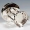 Art Nouveau Silver Centerpieces with Glass Bowls, Vienna, 1900s, Set of 2, Image 5