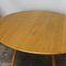 Table de Salle à Manger Ronde en Hêtre Blond et Orme Attribuée à Ercol, 1960s 9