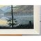 Rex Preston, Misty Morning at Reservoir in England, 1971, Impasto Oil Painting, Framed 6