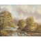 Manson Blair, River Landscape in Ireland, 1985, Oil Painting, Framed 2