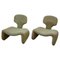Djinn Chairs attributed to Olivier Mourgue for Airborne, 1960s, Set of 2, Image 2