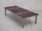 Large Coffee Table with Black and Red Glazed Tiles by Pia Manu for Amphora, 1960s, Image 10