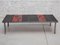 Large Coffee Table with Black and Red Glazed Tiles by Pia Manu for Amphora, 1960s 7