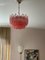 Lampadario in vetro di Murano rosa, Immagine 7