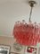 Pink Murano Glass Chandelier 5