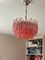 Pink Murano Glass Chandelier 3