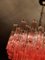 Lámpara de araña de cristal de Murano rosa, Imagen 11