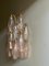 Lampada da parete in vetro di Murano rosa, Immagine 1