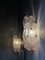 Murano Glas Wandlampe in Rosa 5