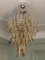 Large Sand Colored Murano Chandelier in the style of Mazzega 1