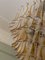 Lampadario grande in vetro di Murano color sabbia in stile Mazzega, Immagine 5