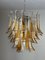 Tan Murano Chandelier in the style of Mazzega, Image 1