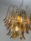 Lámpara de araña de Murano bronceada al estilo de Mazzega, Imagen 5