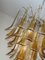 Lámpara de araña de Murano bronceada al estilo de Mazzega, Imagen 7