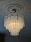 Lámpara de araña de Murano tubular en blanco, Imagen 5