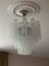 Lámpara de araña de Murano tubular en blanco, Imagen 1