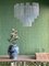 Lámpara de araña de cristal de Murano tubular en verde menta, Imagen 5