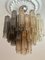 Röhrenförmiger Murano Kronleuchter in Ombre 1
