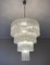 Tubular Clear Murano Glass Chandelier, Image 2