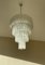 Tubular Clear Murano Glass Chandelier, Image 3