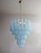 Drop Chandelier in Turquoise Murano Glass 1