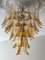 Chandelier in Sand Murano Glass from Mazzega 3