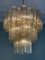 Lámpara de araña de Murano con diamantes tubulares en miel, Imagen 8