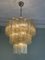 Tubular Diamond Chandelier in Murano Glass 7