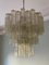 Tubular Diamond Chandelier in Murano Glass 6