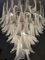 White Murano Glass Chandelier in the style of Mazzega 7