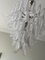 Murano Kronleuchter in Weiß im Stil von Mazzega 14