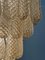 Lámpara de araña de cristal de Murano en ámbar, Imagen 8