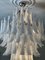 Chandelier in White Murano Glass from Mazzega, Image 8