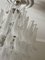Murano Kronleuchter aus weißem Glas von Mazzega 5