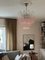 Tubular Pink Ombre Murano Glass Chandelier 2